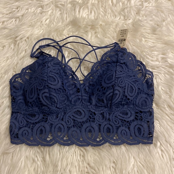 PINK Victoria's Secret Tops - PINK size M brand new with tag color bluish/ grayish removable padding